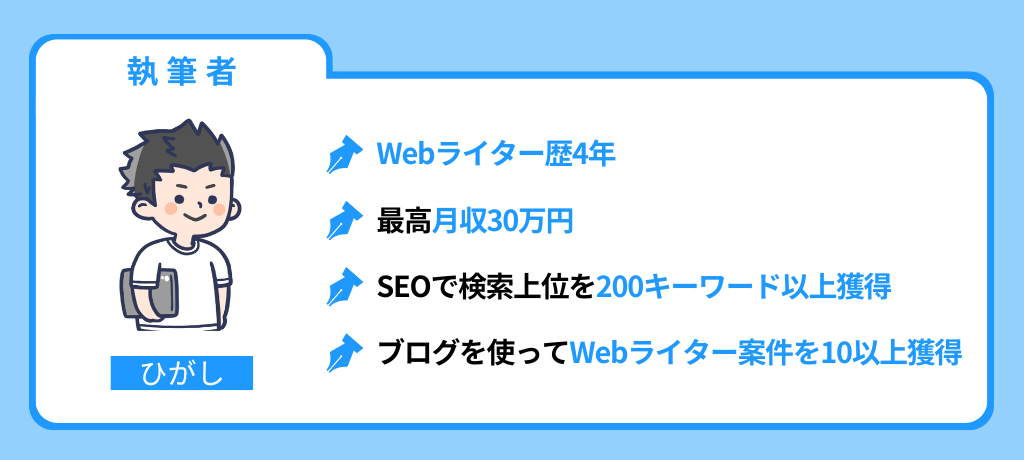 Webライターの実績